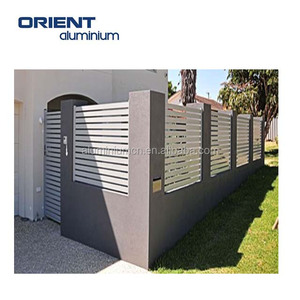 Cercado de <span class=keywords><strong>metal</strong></span> para decoración del hogar/listones de valla de aluminio - Product Image 1