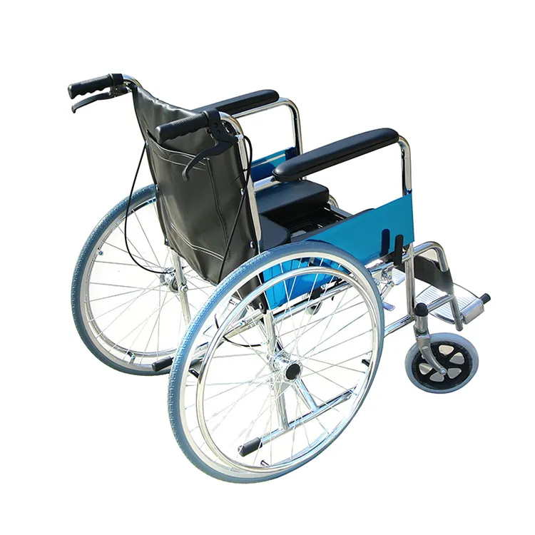 الحديثة 809 الصلب كرسي متحرك يدوي/خفيفة الوزن قابلة للطي كرسي متحرك DS-809SD