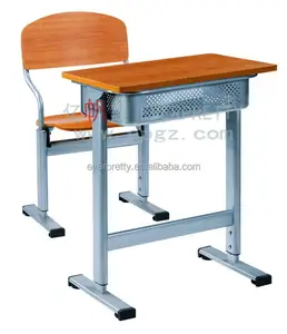 单学生书桌与椅子设置课堂考试表