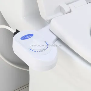 समायोज्य 2 jetting मैनुअल शौचालय bidet ABS सामग्री शौचालय bidet बाथरूम स्प्रेयर, bidet स्प्रे, पोर्टेबल bidet