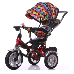 Tricycle en acier à trois roues pour enfants, nouveau design, tricycle en acier, chariot pour bébé, vélo pour enfants - Product Image 3