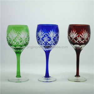 Juego de Copas de <span class=keywords><strong>Vino</strong></span> Tinto y Flautas para Champán Personalizadas, Taladradas a Mano, con Tallo Largo y Decoración, con Copa para Whisky y Brandy, Estilo Antiguo - Product Image 4