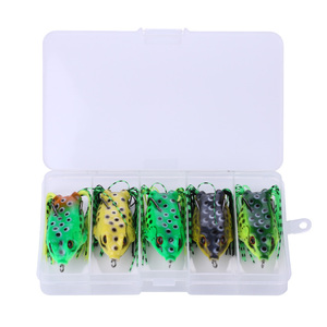 Bán Hot 5 Cái/hộp 6Cm/12 Gam Câu Cá Giải Quyết Nhựa Câu Cá Thu Hút Ếch Mềm Lures Set - Product Image 4