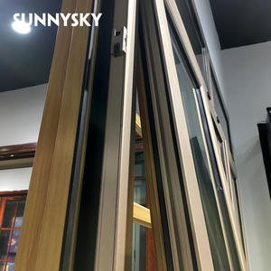 Fenêtre d'auvent en verre d'aluminium à suspension supérieure de couleur <span class=keywords><strong>blanche</strong></span> standard CE pour le remplacement du verre de la fenêtre à battants du sous-sol - Product Image 6