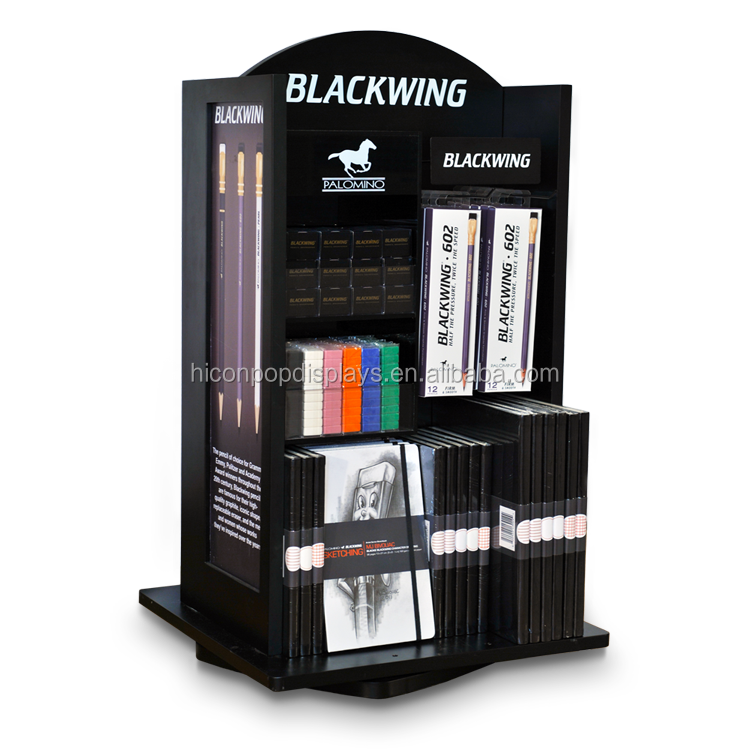 Stationery Retail Shop Spinner Display Pencil