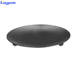 A buon mercato Nero di ferro artigianato candela piastra di supporto o piedistallo candle stand per la Candela del LED Giardini/Spa e Aromaterapia - Product Image 2