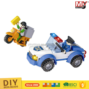 2018 city police series plastic construction blocks montessori materials in China COGO Juguetes - Product Image 1