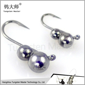 Banana de tungsteno hielo jigs pesca plátano cabeza de la plantilla para la pesca - Product Image 4
