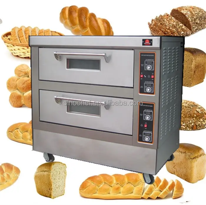 Elektrische Bäckerei Ofen/Herd für brot/kuchen/torte/chickent flügel (2 decks 4 trays) /Lebensmittel bäckerei ofen