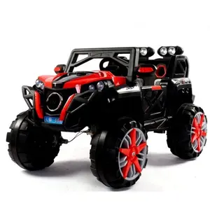 Op Maat Gemaakte China Fabrikant Elektrische Plastic 12V Elektrische Ride-On Auto Voor Kinderen Vier Bestuurder Ontwerp Auto Muziek/Rc