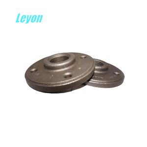 Leyon FM UL Rebordes de piso maleable del hierro negro Reborde el conector de reborde machined roscado - Product Image 6