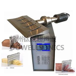 ultrasound ultrasonic pizza slicing machine slicing cutter