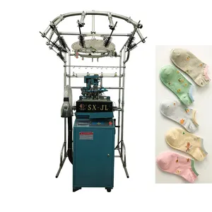 High Stability Full Automatic Sock Knitting Machine , Computerized Sock Knitting Machine