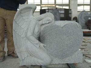 Pierre tombale en granit noir naturel en forme de cœur, prix d'usine, pierre tombale en granit pour cimetière, monuments, pierres tombales en onyx - Product Image 3