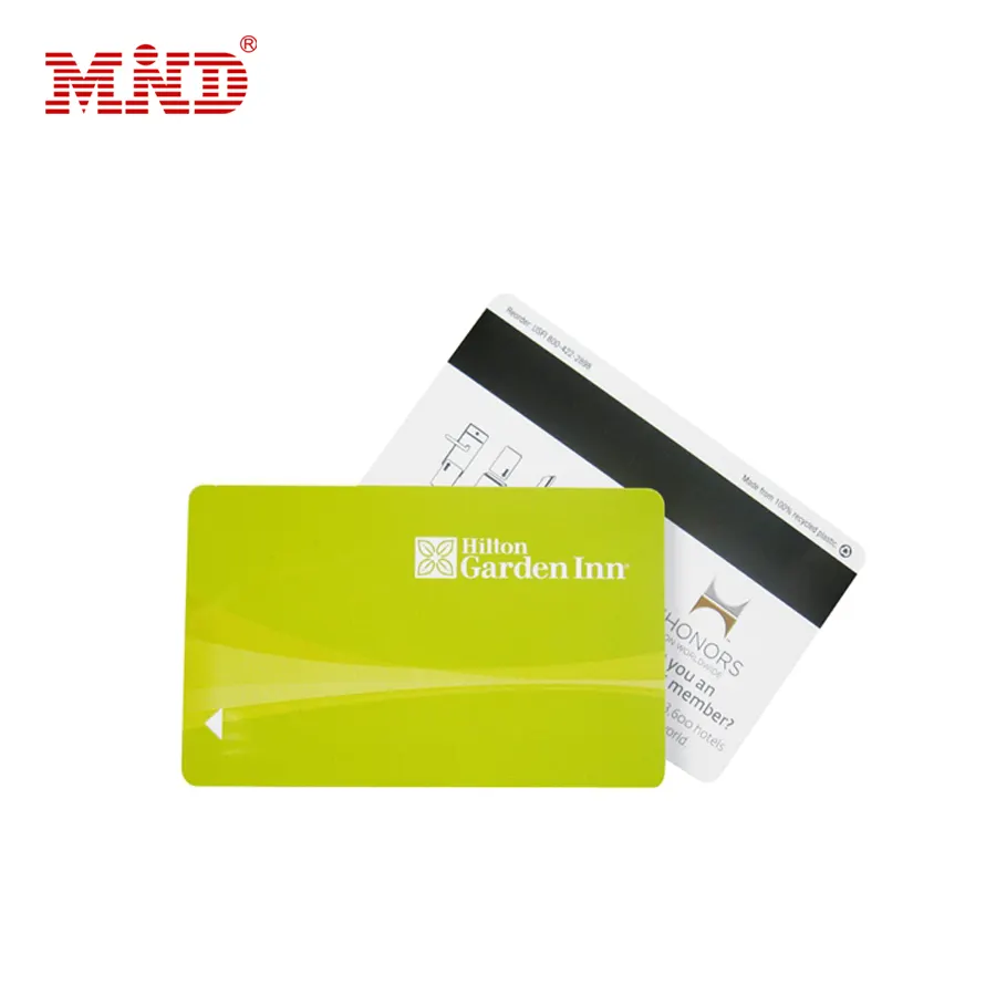 Groothandel Aangepaste PVC Materiaal Hotelkamer Key Card Magneetstrip Kaart