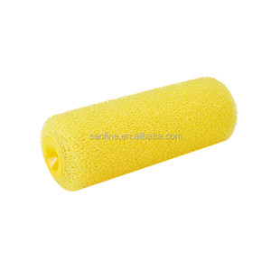 Sanfine Rough Face Wand schwamm Nickerchen Rollen abdeckung Nicht tropfende Farb rolle Textur Schaumstoff rollen bürste für Maler - Product Image 3