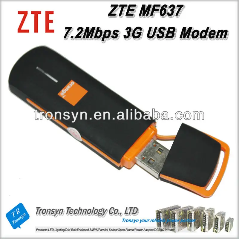 Original ZTE 7,2 Mbps desbloqueado ZTE MF637 HSDPA USB módem