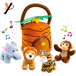 Set di Peluche Parlanti di Animali della Giungla che Emettono Suoni - Product Image 1