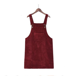 <span class=keywords><strong>Robe</strong></span> <span class=keywords><strong>salopette</strong></span> ample en velours côtelé rétro pour femme, collection automne-printemps 2025 - Product Image 2