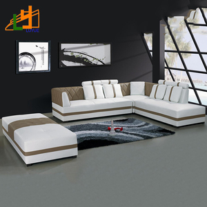 Venta directa de fábrica de lujo super suave I <span class=keywords><strong>en</strong></span> forma de esquina diseño moderno hotel vestíbulo interior de lujo sofá - Product Image 3