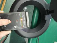 Lampe loupe LED à lumière froide réglable et sécurisée ESD avec support à pince pour inspection de cartes de circuits imprimés et réparation sur poste de travail électronique