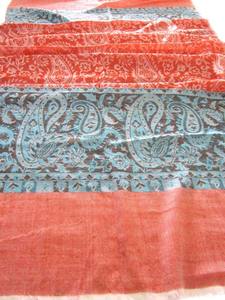 Écharpe jacquard Semi en pashmina 100%, châle en laine Fine - Product Image 6