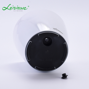 Ngoài Trời Thông Minh Trang Trí Kích Thước Lớn Nhựa Sợi Thủy Tinh Trắng Men Baking Hoàn Thiện Lười Biếng Hydroponics Flowerpot <span class=keywords><strong>Planter</strong></span> - Product Image 6