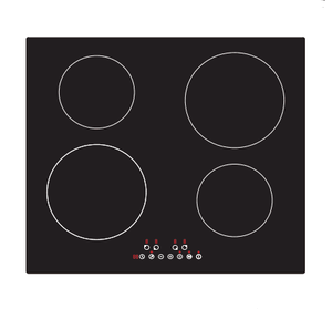 Placa <span class=keywords><strong>de</strong></span> Inducción Eléctrica Integrada <span class=keywords><strong>de</strong></span> <span class=keywords><strong>4</strong></span> Quemadores con Superficie <span class=keywords><strong>de</strong></span> Cristal, 7200W, para Uso Doméstico y Comercial - Product Image 1