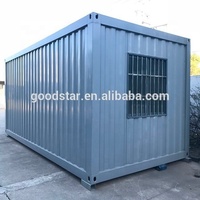 Maison préfabriquée mobile de luxe de construction rapide, conteneur d'expédition modulaire portable de 20 pieds 40 pieds, maison de bureau