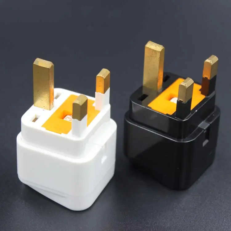 3pin 13A fused uk plug uk 3 pin plug bs 1363 /uk and euro adapter plug with 13A fuse