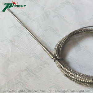 1x200 มม.J ประเภท thermocouple/อุณหภูมิที่กำหนดเองความยาวสาย 500 มม.