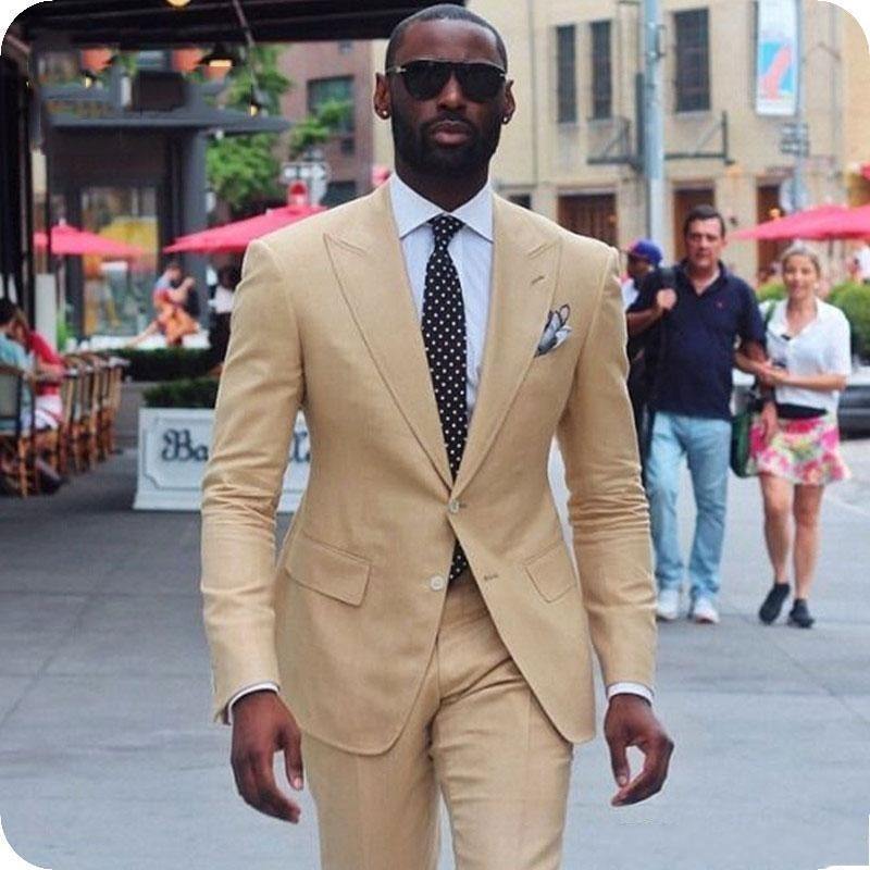 Acheter Costume D'affaires Pour Hommes, Couleur Unie, Revers