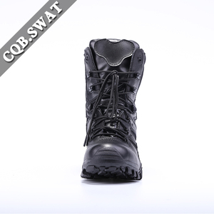 Stivali di Sicurezza Neri in Vera Pelle per <span class=keywords><strong>Uomo</strong></span>, Stivali <span class=keywords><strong>Tattici</strong></span> da Combattimento, Escursionismo e Deserto con Suola in EVA e Gomma, Vendita Calda e alla Moda - Product Image 5
