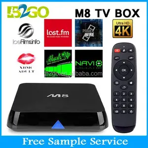 2015 de calidad superior B2GO AMLogic S802 Quad Core del sexo free porn vedio tv caja video del reloj envío de vídeo