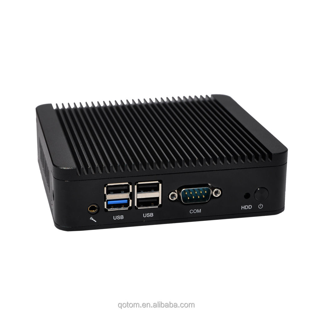 Медиа-плеер Qotom-Q190N 2 г оперативной памяти 8 г SSD WIFI celeron J1900 процессор 1080 P HD видео X86 лучший пк
