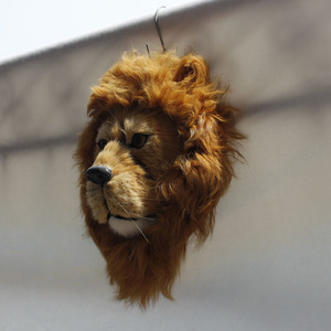 Decoración de Pared Moderna, Cabeza de León de Peluche - Product Image 3