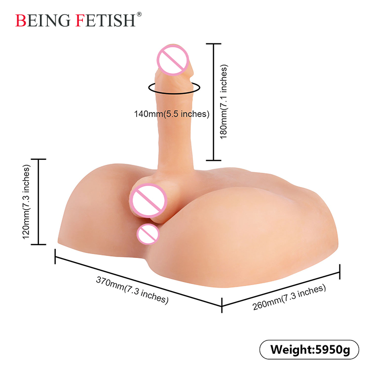 Mâle Masturbateurs Jouets 3D Réaliste Big Ass Mâle Énorme Gode Pour Hommes