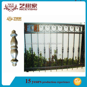 Yishu metal producto utilizado <span class=keywords><strong>valla</strong></span> <span class=keywords><strong>de</strong></span> hierro forjado jardín fene, Postes <span class=keywords><strong>de</strong></span> la cerca <span class=keywords><strong>de</strong></span> acero cuadrado negro - Product Image 6