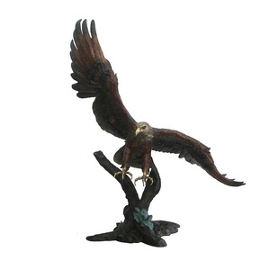 <span class=keywords><strong>Sculpture</strong></span> de <span class=keywords><strong>statue</strong></span> d'aigle extra large volant en métal bronze de jardin extérieur à vendre - Product Image 4