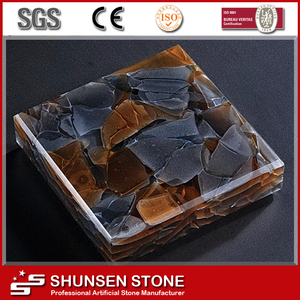 Table's best quality glass design vein's sheet glass - Product Image 5