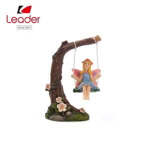 异想天开地玩 Gnomes 树脂雕像微缩模型童话花园花园仙女雕像批发 - Product Image 4