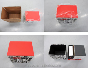 Cung cấp âm nhạc CD DVD Blu-ray Vinyl kỷ lục món quà đóng hộp bộ bìa nắp/cơ sở lưu trữ trang trí hộp dập nổi lớp phủ UV - Product Image 3