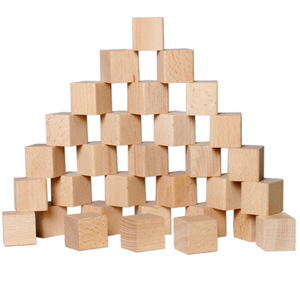 Bloques de construcción de madera de haya, alta calidad, 30mm, cubos de madera para niños - Product Image 3