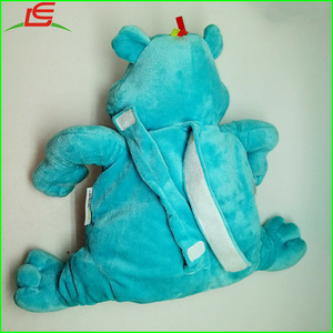 Azul al por mayor oso de peluche bebé Juguete <span class=keywords><strong>musical</strong></span> con espejo redondo de plástico - Product Image 4