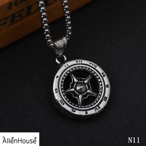 Fabricante de joyas de acero inoxidable brújula colgante, collar de los hombres 2017 - Product Image 2