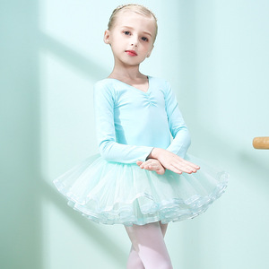 Kids Girls Long Sleeve Ballet <strong>Dress</strong> <strong>for</strong> Gymnastics Professional Ballet Tutu Children Costume Ruffle <strong>Dress</strong> <strong>Teen</strong> Girls Dance <strong>Dress</strong> - Product Image 6