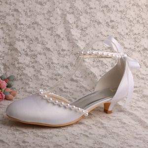 Wedopus <strong>Kitten</strong> <strong>Heel</strong> Wedding <strong>Shoes</strong> Bridal - Product Image 2