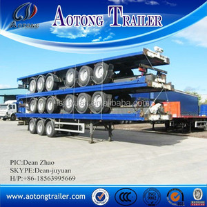 Fabricación de china 40ft chasis del remolque para el transporte de contenedores casa - Product Image 6
