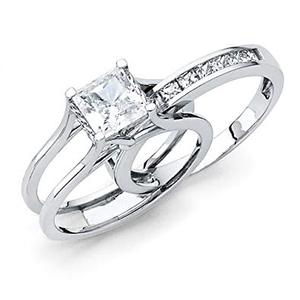 Anillo de boda de compromiso de Circonia cúbica, directo de fábrica, venta al por mayor - Product Image 3