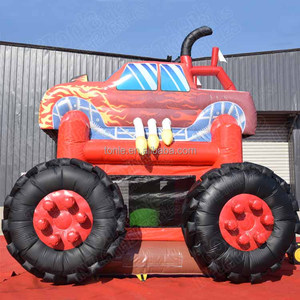 Casa inflable popular de la despedida del camión de monstruo / gorila inflable del tractor / castillo animoso de los puentes en - Product Image 2